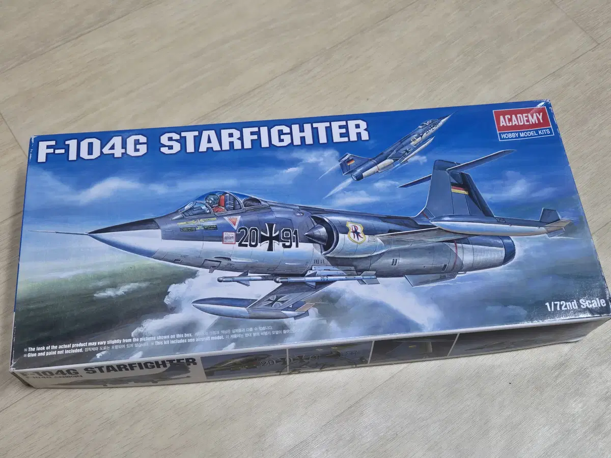 (고전)아카데미과학 1/72 F-104G 스타파이터 프라모델